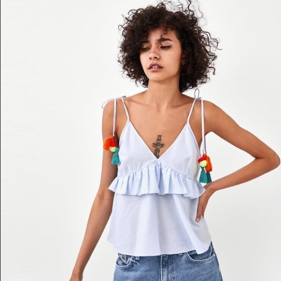 Ruffled Tank Top - Picture 4 of 4